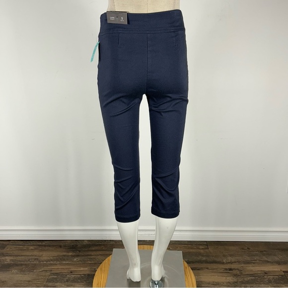 NWT maurices Navy Cropped Pants high rise S - Picture 6 of 11